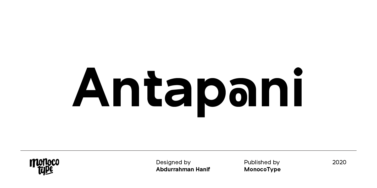 Шрифт Antapani